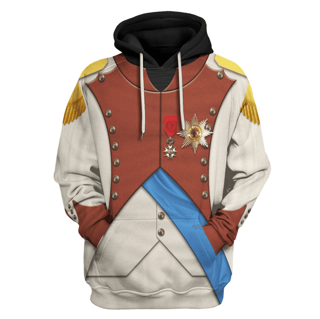 OodieGang Monarch Louis Bonaparte Costume Hoodie Sweatshirt T-Shirt Tracksuit - OodieGang.com