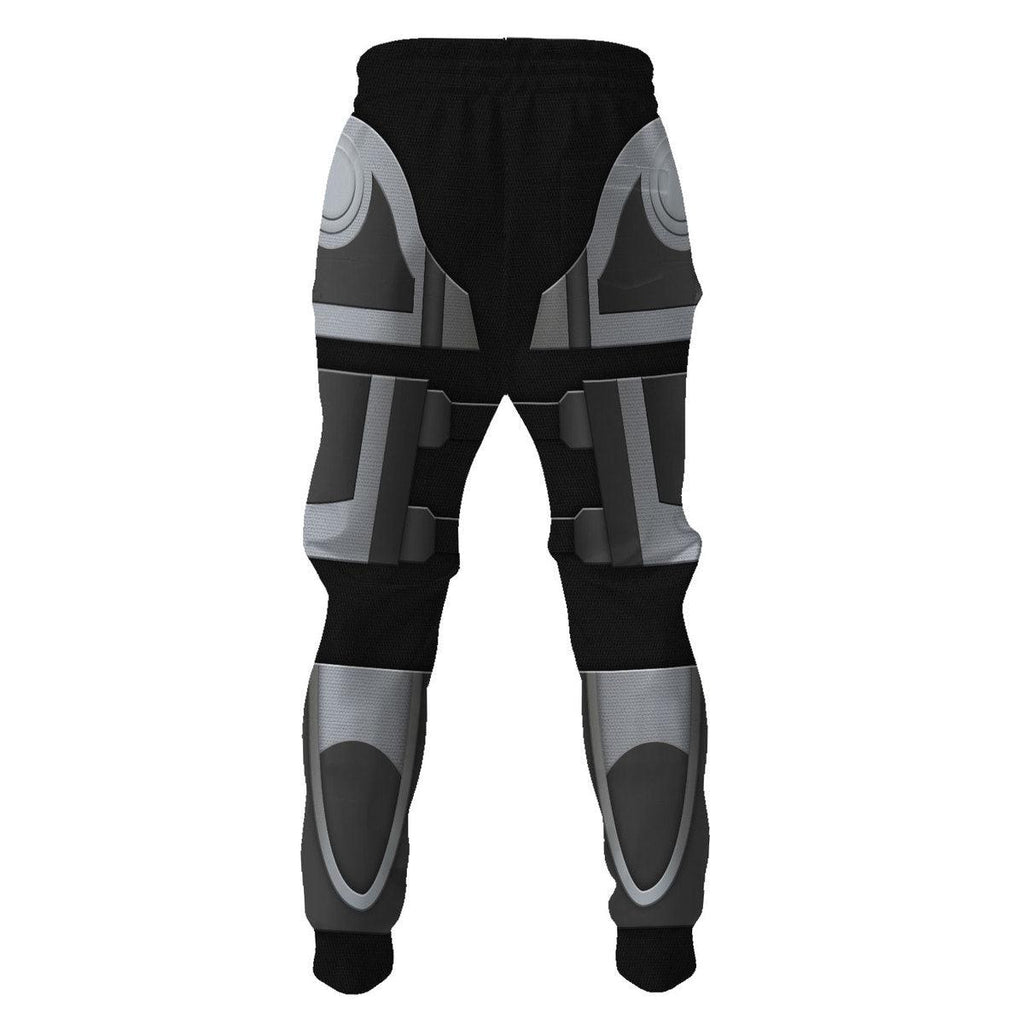 OodieGang N7 Armor Hoodie Sweatshirt T-shirt Sweatpants Outfit Cosplay Costumes - OodieGang.com