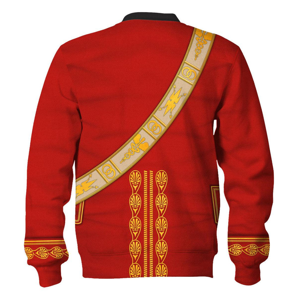 Oodiegang Napoleon I in First Consul Uniform All Over Print Hoodie Sweatshirt T-Shirt Tracksuit - Oodiegang.com