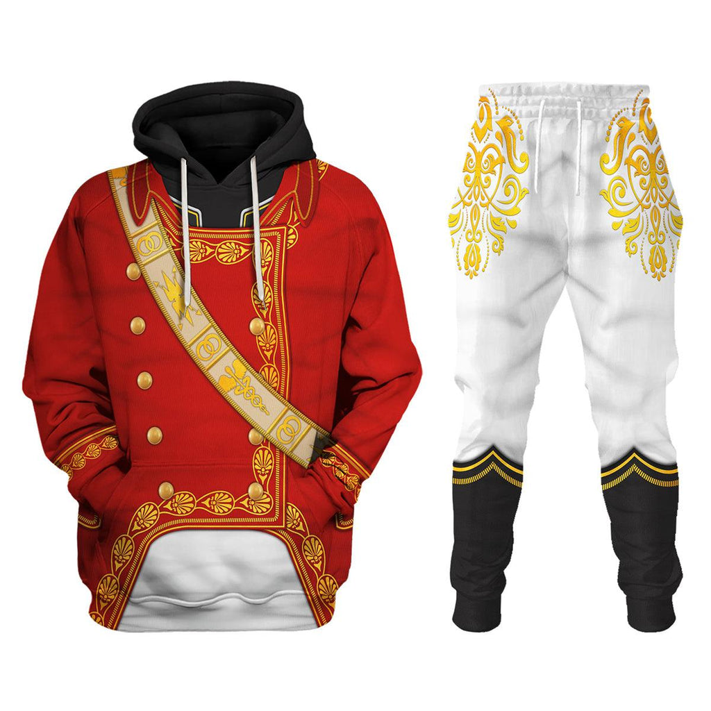 Oodiegang Napoleon I in First Consul Uniform All Over Print Hoodie Sweatshirt T-Shirt Tracksuit - Oodiegang.com