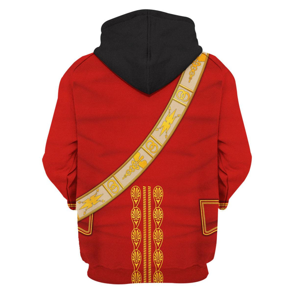 Oodiegang Napoleon I in First Consul Uniform All Over Print Hoodie Sweatshirt T-Shirt Tracksuit - Oodiegang.com