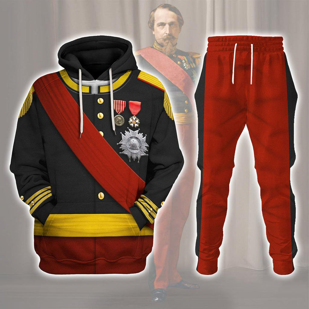 Oodiegang Napoleon III Uniform All Over Print Hoodie Sweatshirt T-Shirt Tracksuit - Oodiegang.com