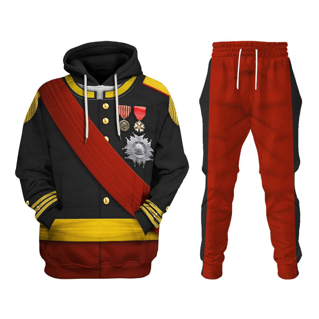 Oodiegang Napoleon III Uniform All Over Print Hoodie Sweatshirt T-Shirt Tracksuit - Oodiegang.com