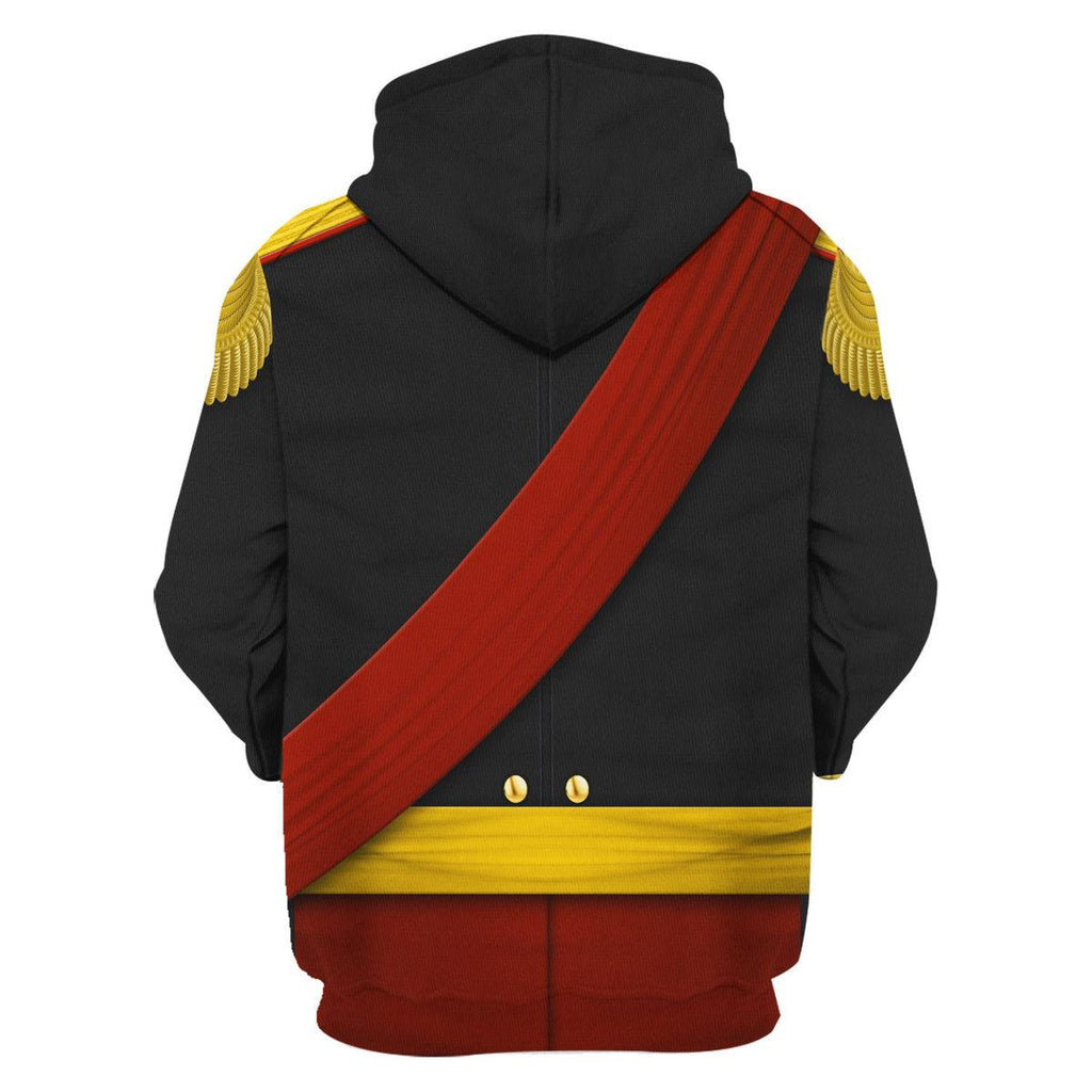 Oodiegang Napoleon III Uniform All Over Print Hoodie Sweatshirt T-Shirt Tracksuit - Oodiegang.com