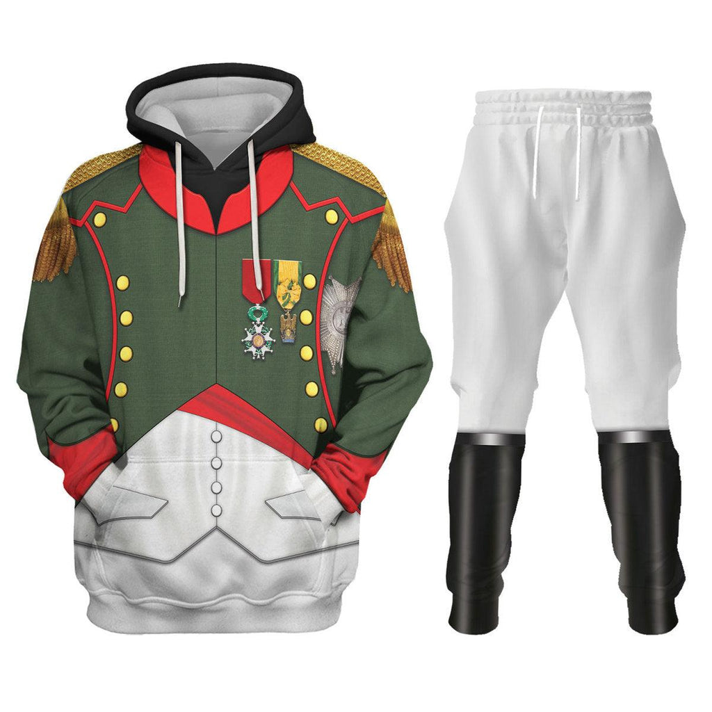 Oodiegang Napoleon in Chasseur-Cheval Reg Costume Hoodie Sweatshirt T-Shirt Tracksuit - Oodiegang.com