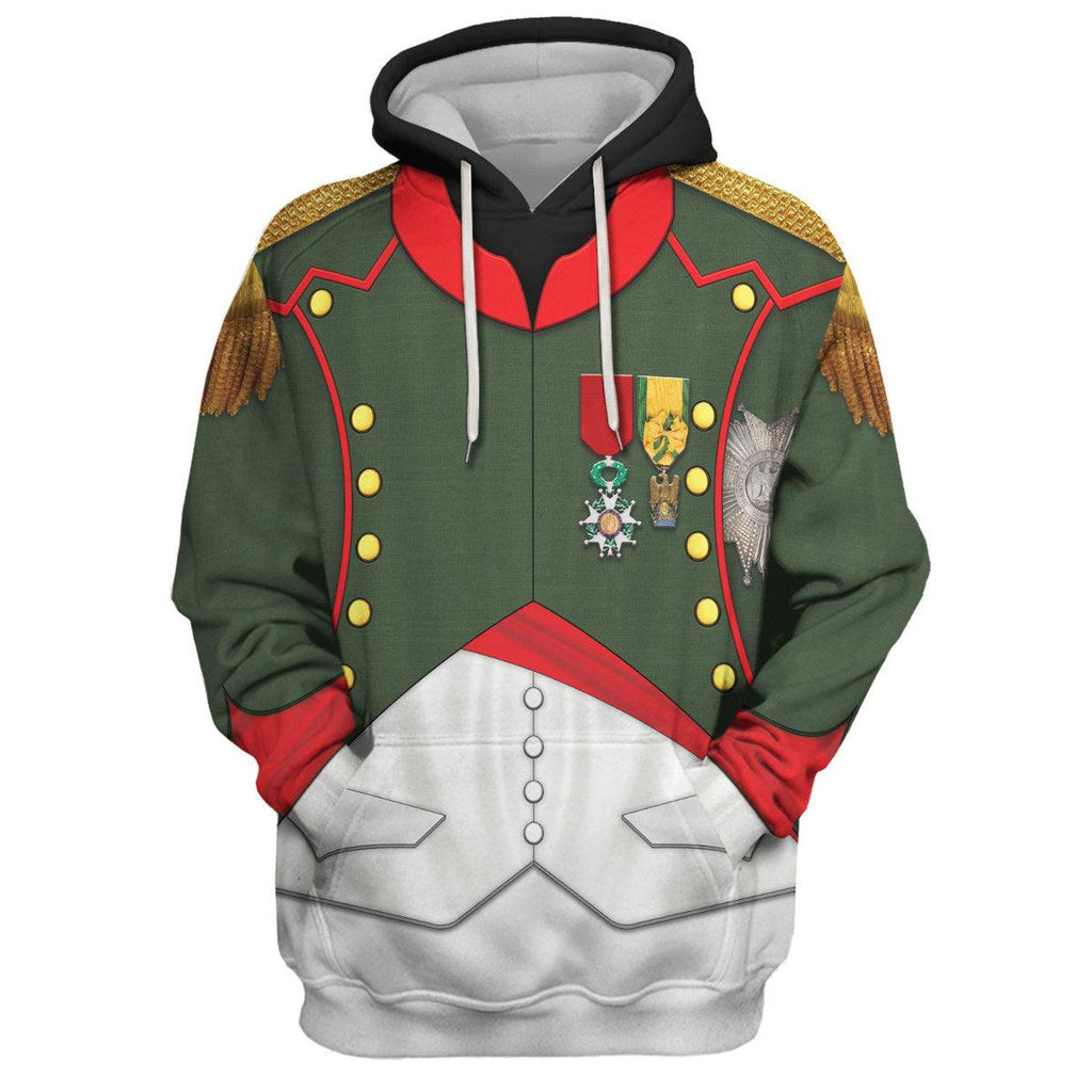 Oodiegang Napoleon in Chasseur-Cheval Reg Costume Hoodie Sweatshirt T-Shirt Tracksuit - Oodiegang.com