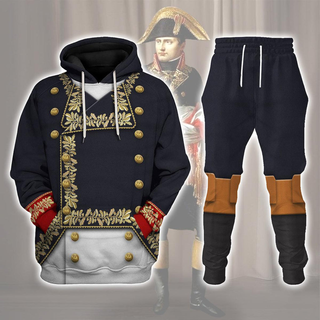 Oodiegang Napoleon in His General Uniform All Over Print Hoodie Sweatshirt T-Shirt Tracksuit - Oodiegang.com