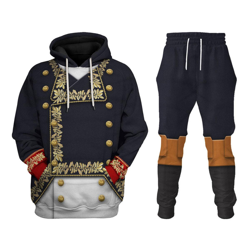 Oodiegang Napoleon in His General Uniform All Over Print Hoodie Sweatshirt T-Shirt Tracksuit - Oodiegang.com