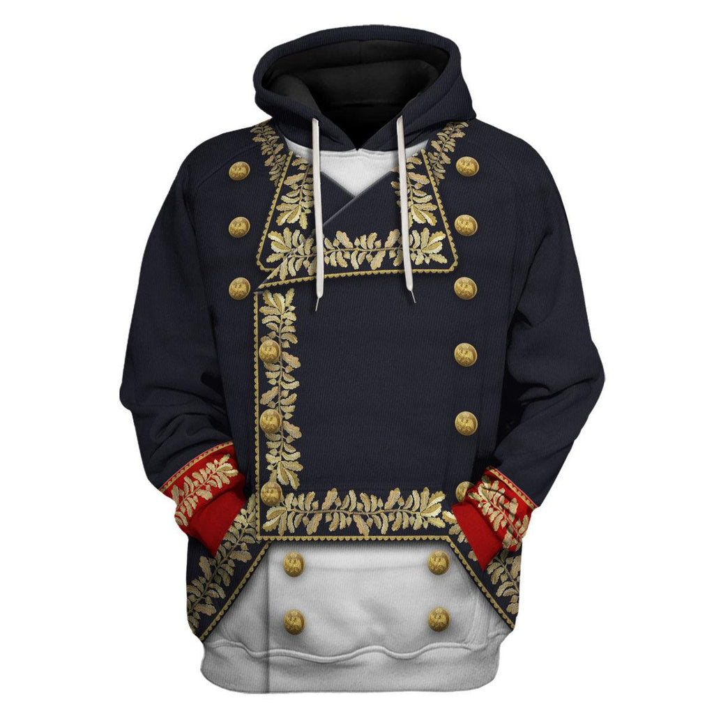 Oodiegang Napoleon in His General Uniform All Over Print Hoodie Sweatshirt T-Shirt Tracksuit - Oodiegang.com