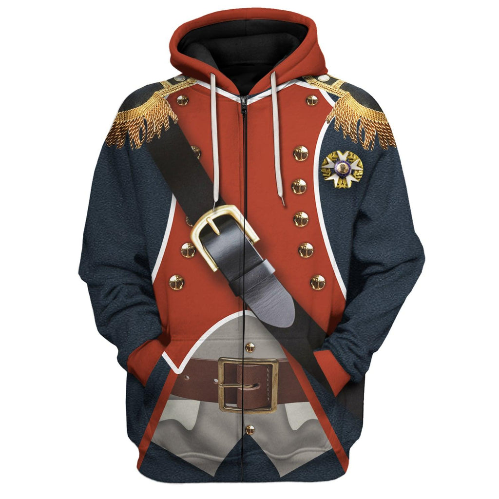 Oodiegang Napoleon Infantryman Costume Hoodie Sweatshirt T-Shirt Tracksuit - Oodiegang.com