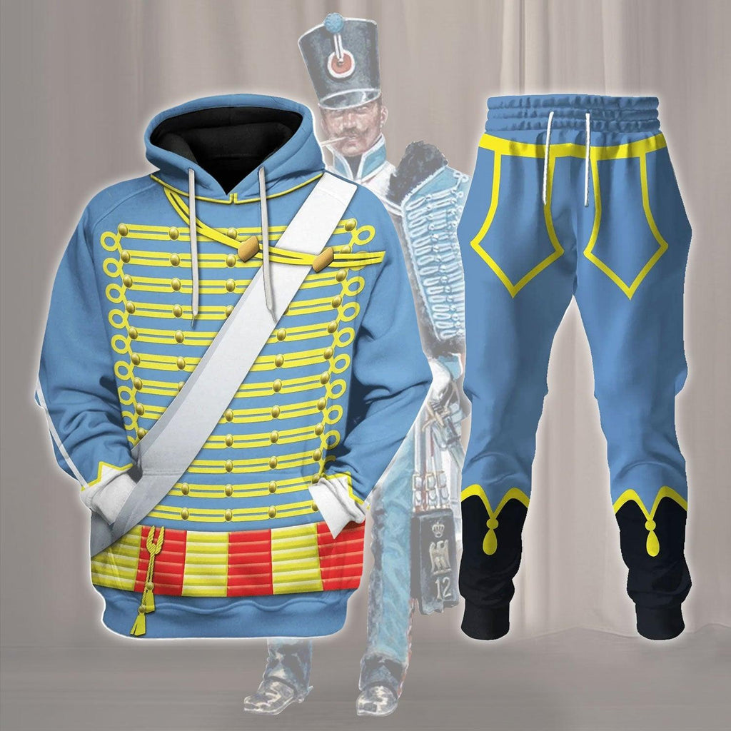 OodieGang Napoleonic of the French Hussars Costume Hoodie Sweatshirt T-Shirt Tracksuit - OodieGang.com