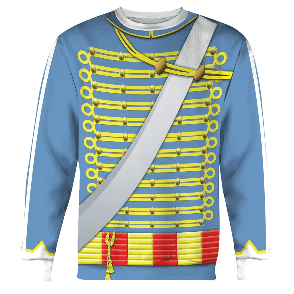 OodieGang Napoleonic of the French Hussars Costume Hoodie Sweatshirt T-Shirt Tracksuit - OodieGang.com