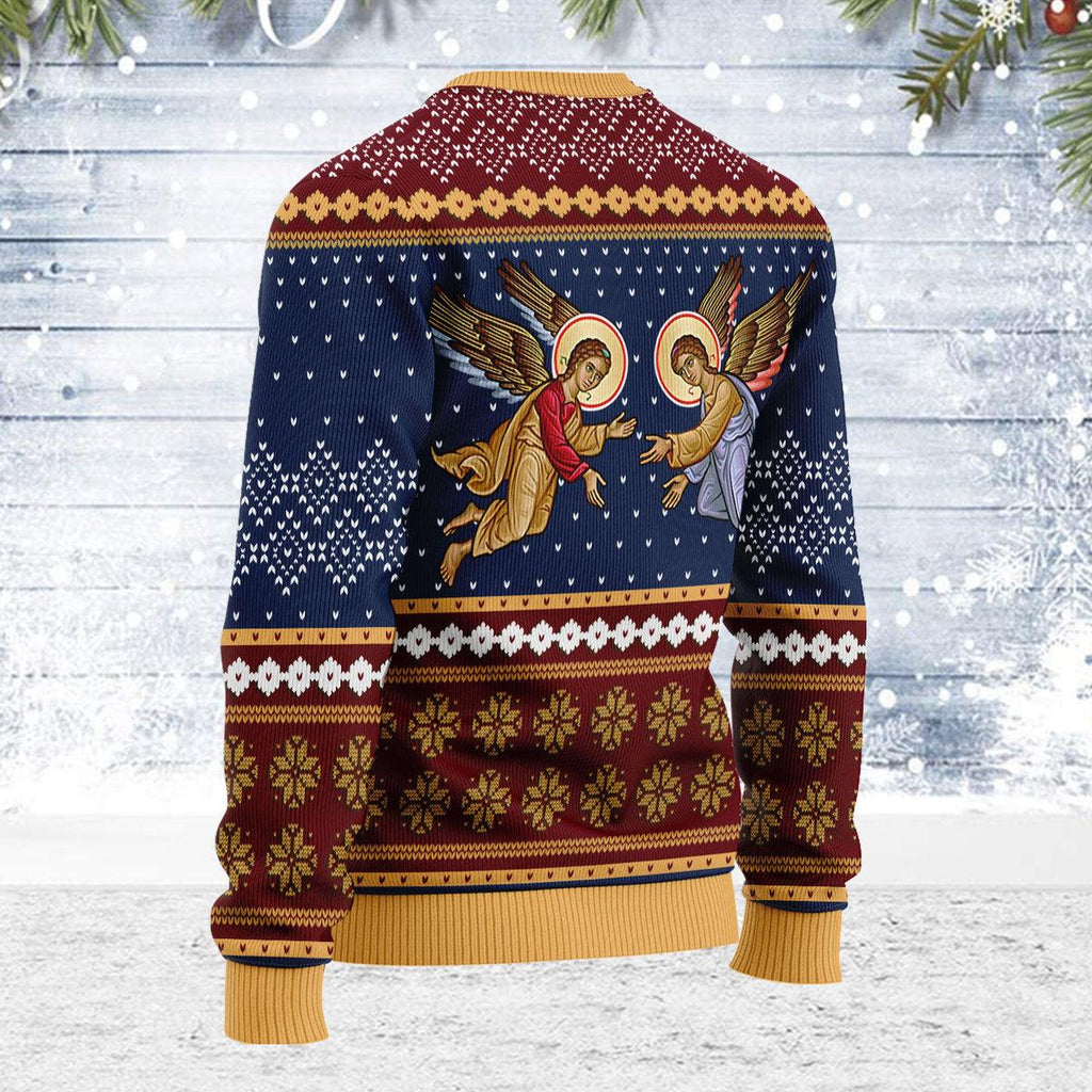 OodieGang Nativity of Jesus Christ Christmas Sweater - OodieGang.com