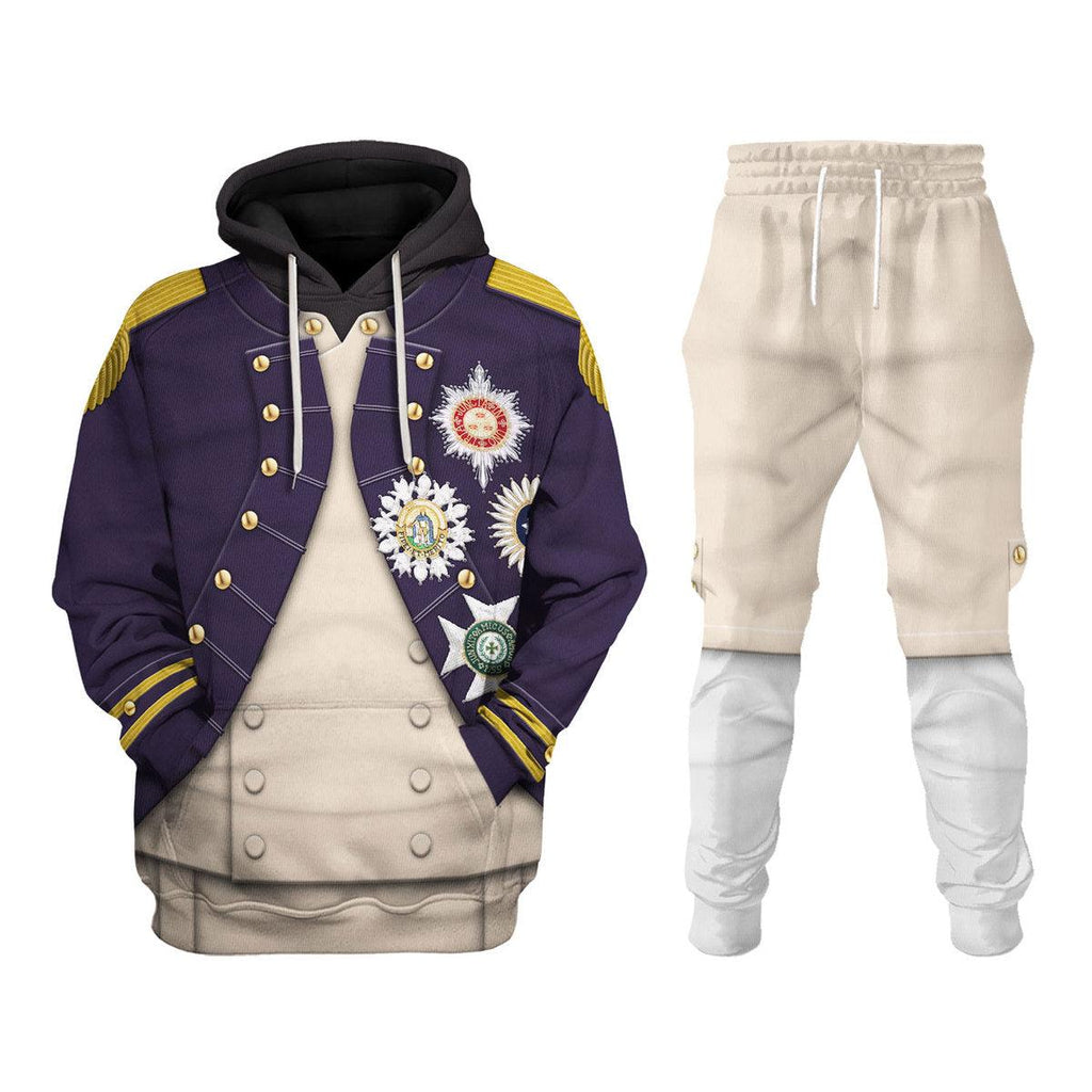 Oodiegang Nelson Uniform As Worn At Trafalgar All Over Print Hoodie Sweatshirt T-Shirt Tracksuit - DucG