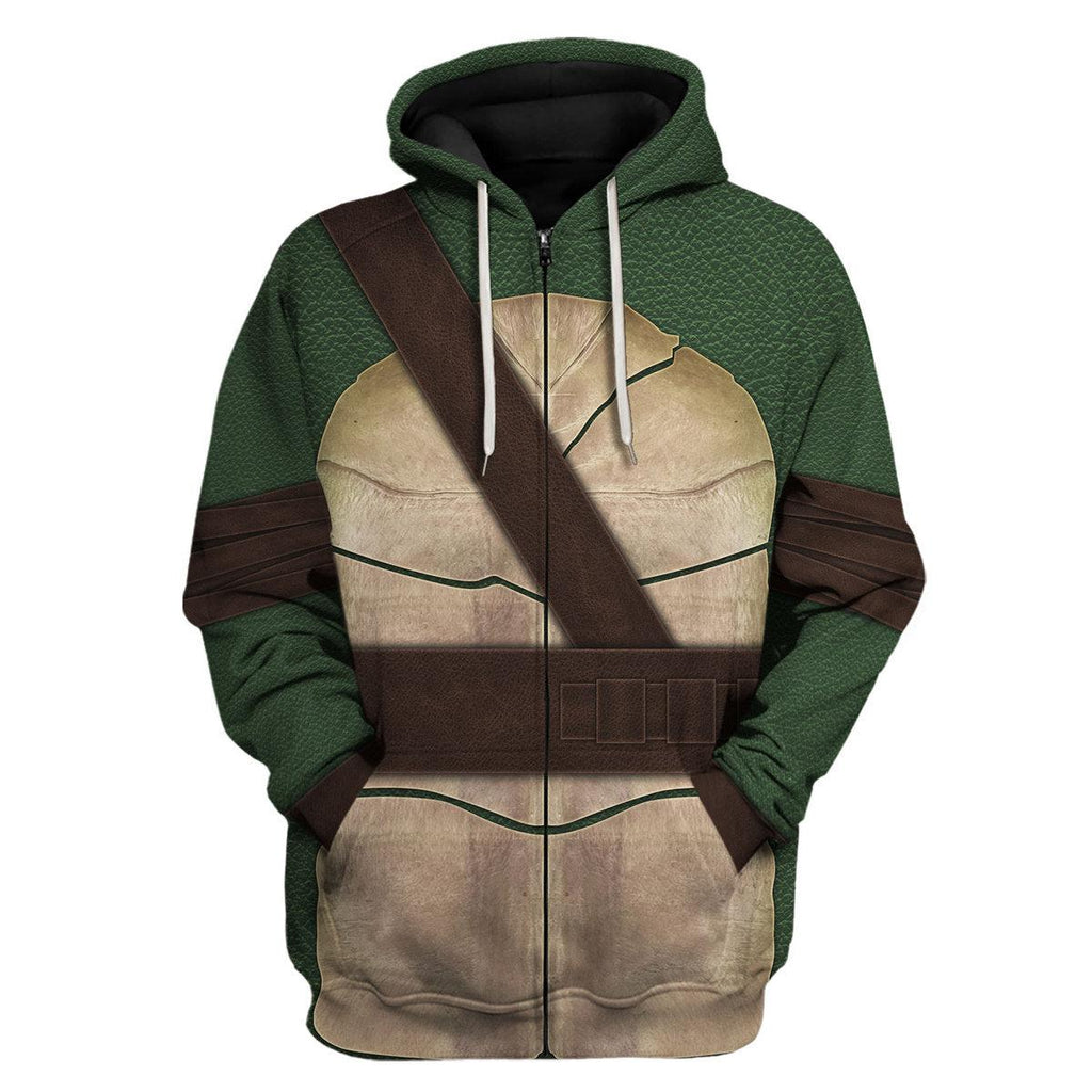 OodieGang Ninja Turtles Donatello Costume Hoodie Sweatshirt T-Shirt ZipHoodie Sweatpants - OodieGang.com