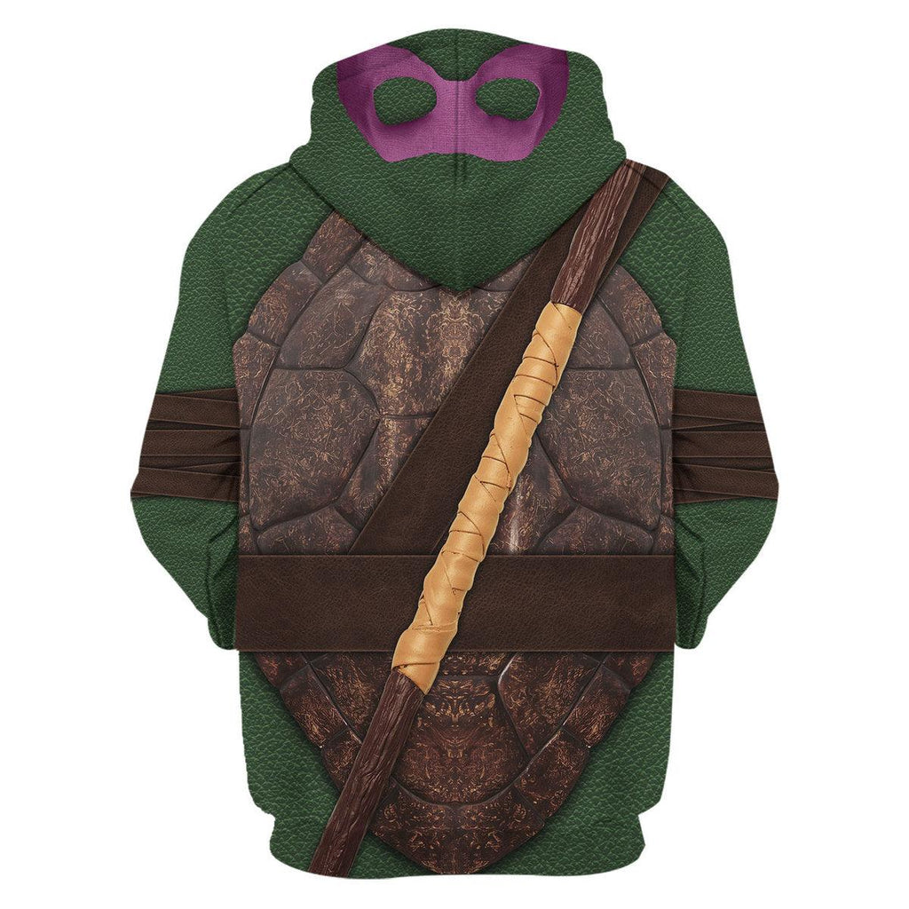 OodieGang Ninja Turtles Donatello Costume Hoodie Sweatshirt T-Shirt ZipHoodie Sweatpants - OodieGang.com