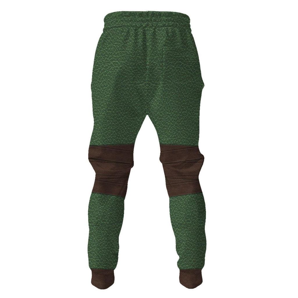 OodieGang Ninja Turtles Leonardo Costume Hoodie Sweatshirt T-Shirt ZipHoodie Sweatpants - OodieGang.com