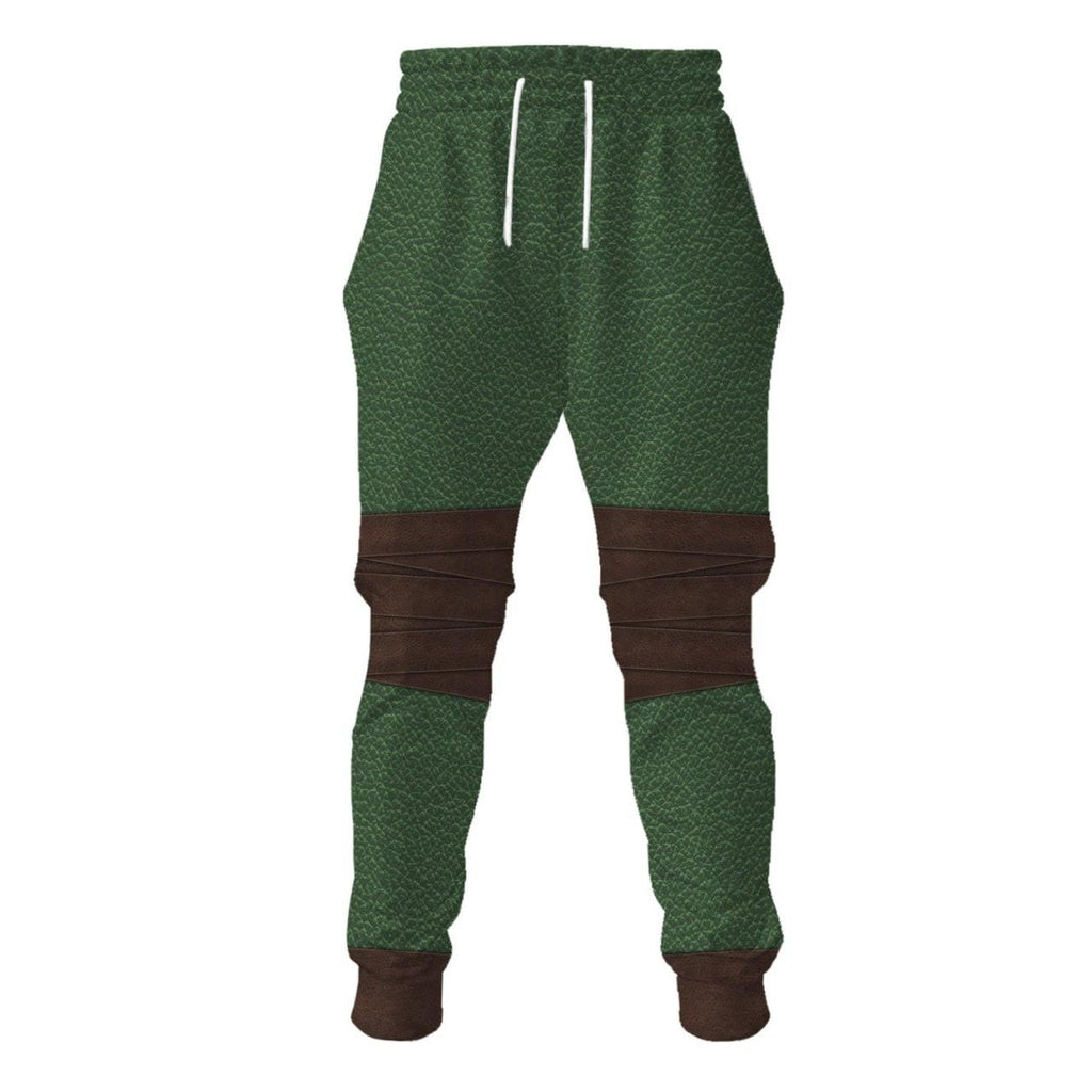 OodieGang Ninja Turtles Leonardo Costume Hoodie Sweatshirt T-Shirt ZipHoodie Sweatpants - OodieGang.com