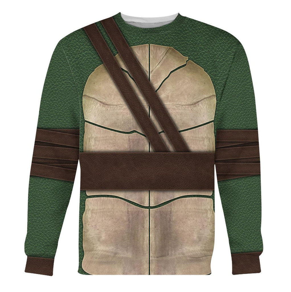 OodieGang Ninja Turtles Leonardo Costume Hoodie Sweatshirt T-Shirt ZipHoodie Sweatpants - OodieGang.com