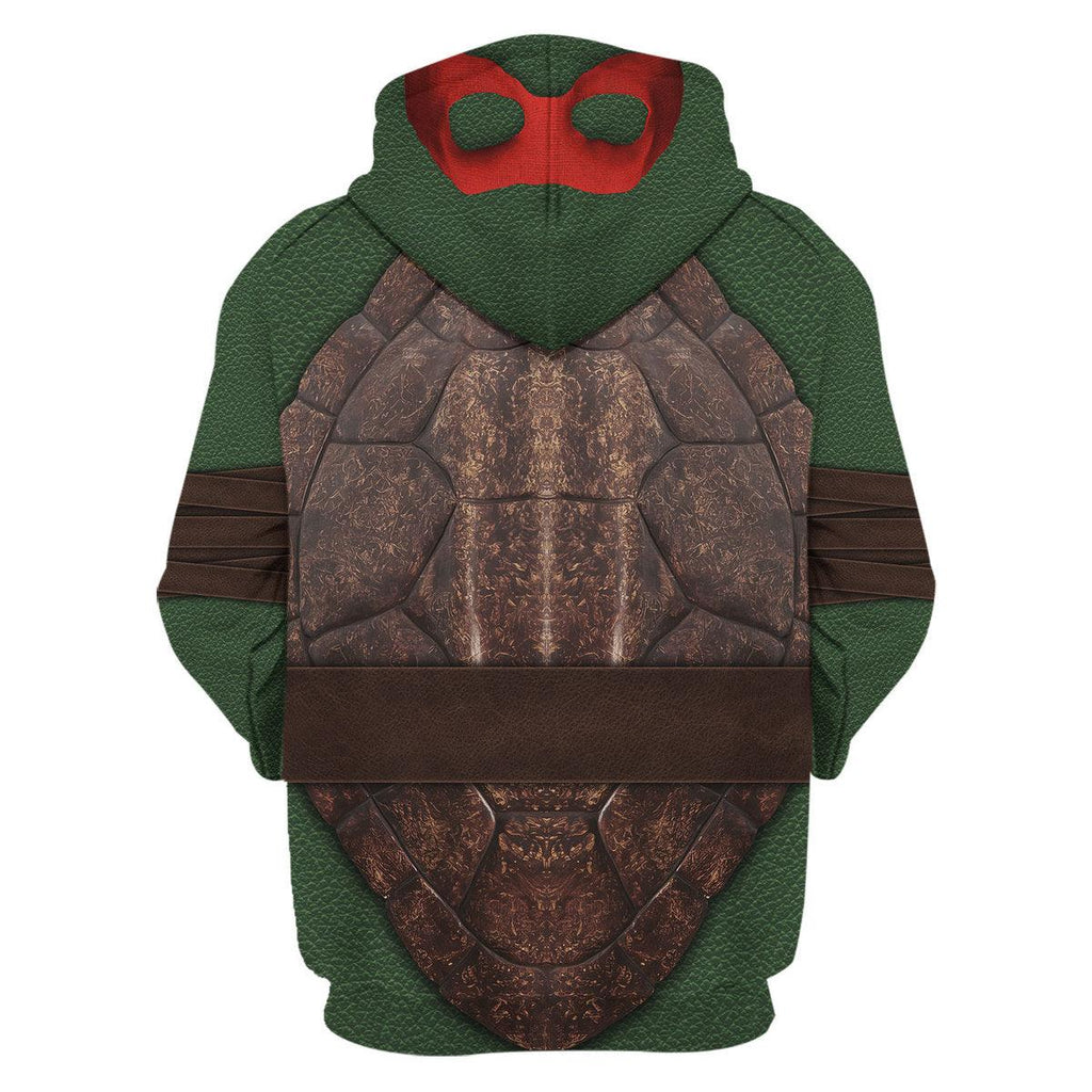 OodieGang Ninja Turtles Raphael Costume Hoodie Sweatshirt T-Shirt ZipHoodie Sweatpants - OodieGang.com