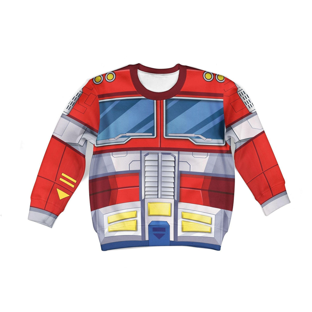 OodieGang Optimus Prime Kid Costume Cosplay Hoodie Sweatshirt T-Shirt - OodieGang.com