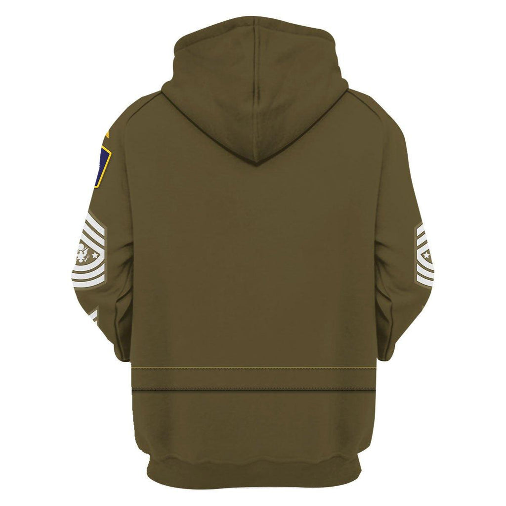 OodieGang Personalized Rank and Branches ENLISTED Army Green Service Costume Hoodie Sweatshirt T-Shirt Tracksuit - OodieGang.com