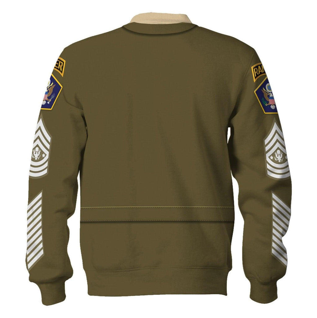 OodieGang Personalized Rank and Branches ENLISTED Army Green Service Costume Hoodie Sweatshirt T-Shirt Tracksuit - OodieGang.com