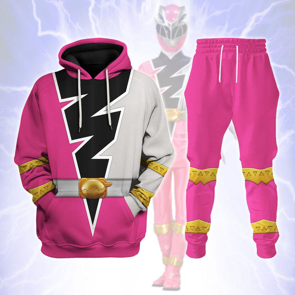 CustomsPig Pink Amelia Ranger Dino Fury Hoodies Sweatshirt T-Shirt Zip Hoodies Sweatpants - CustomsPig.com