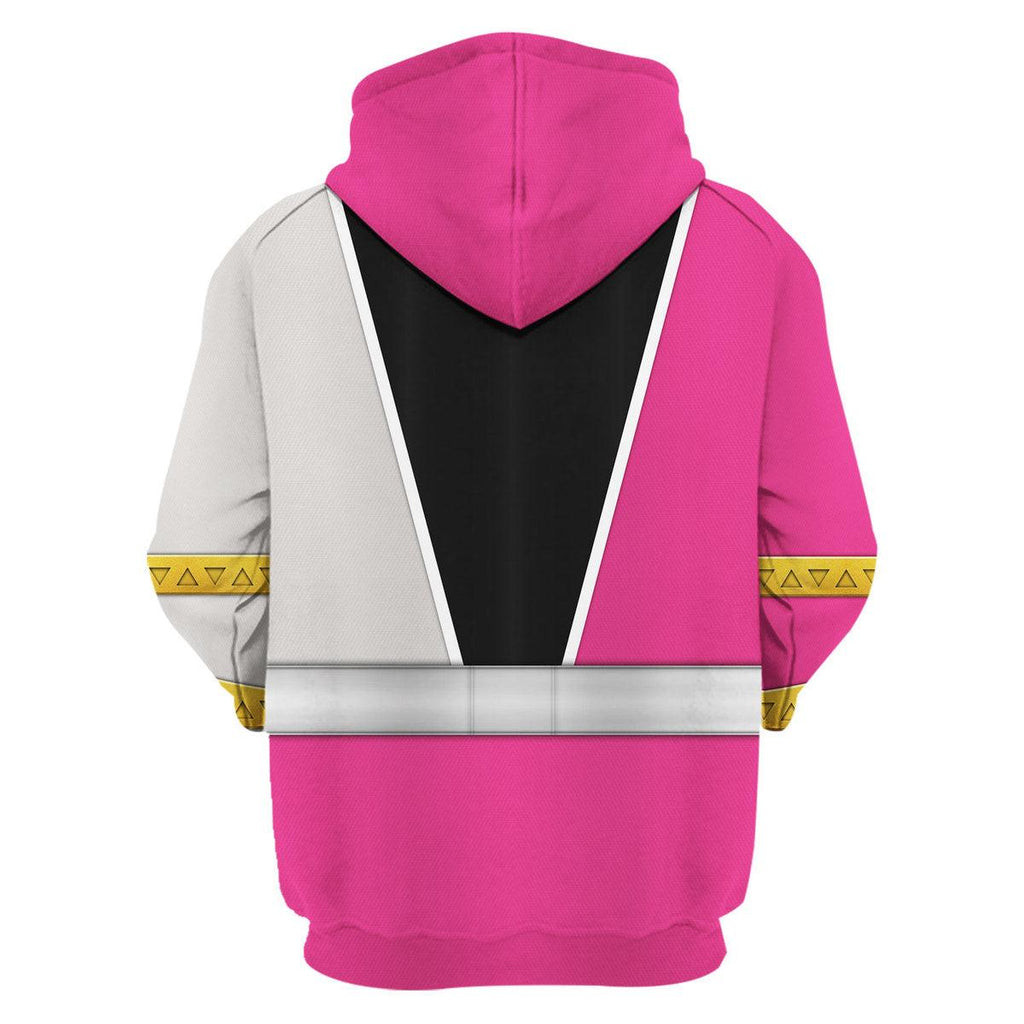 OodieGang Pink Amelia Ranger Dino Fury Hoodies Sweatshirt T-Shirt Zip Hoodies Sweatpants - OodieGang.com