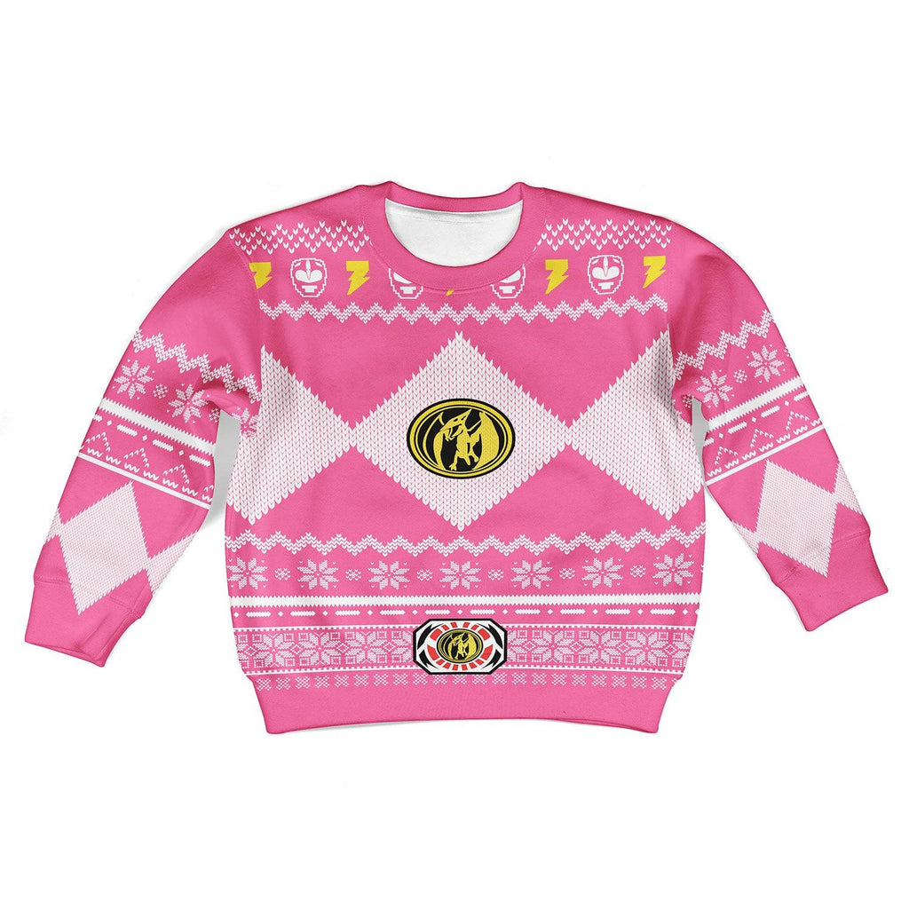 Oodiegang Pink Power Ranger Kid Tops - Oodiegang.com