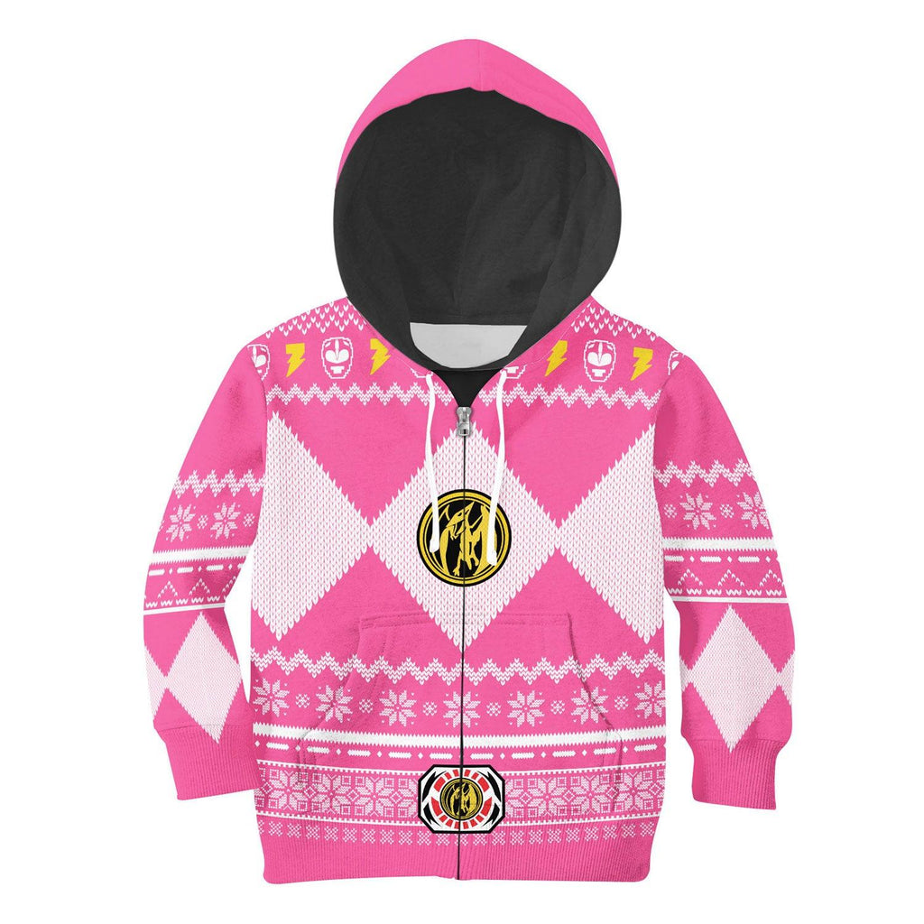 Oodiegang Pink Power Ranger Kid Tops - Oodiegang.com