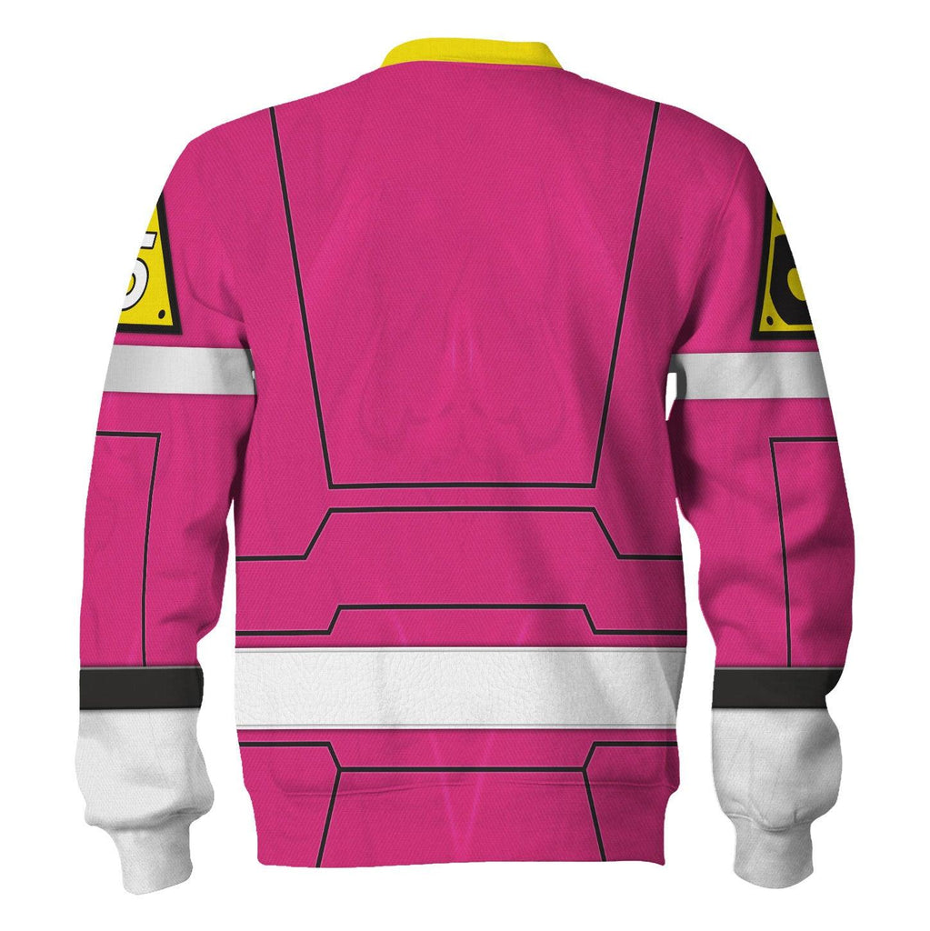 OodieGang Pink Power Rangers Turbo Hoodies Sweatshirt T-shirt Hawaiian Tracksuit - OodieGang.com