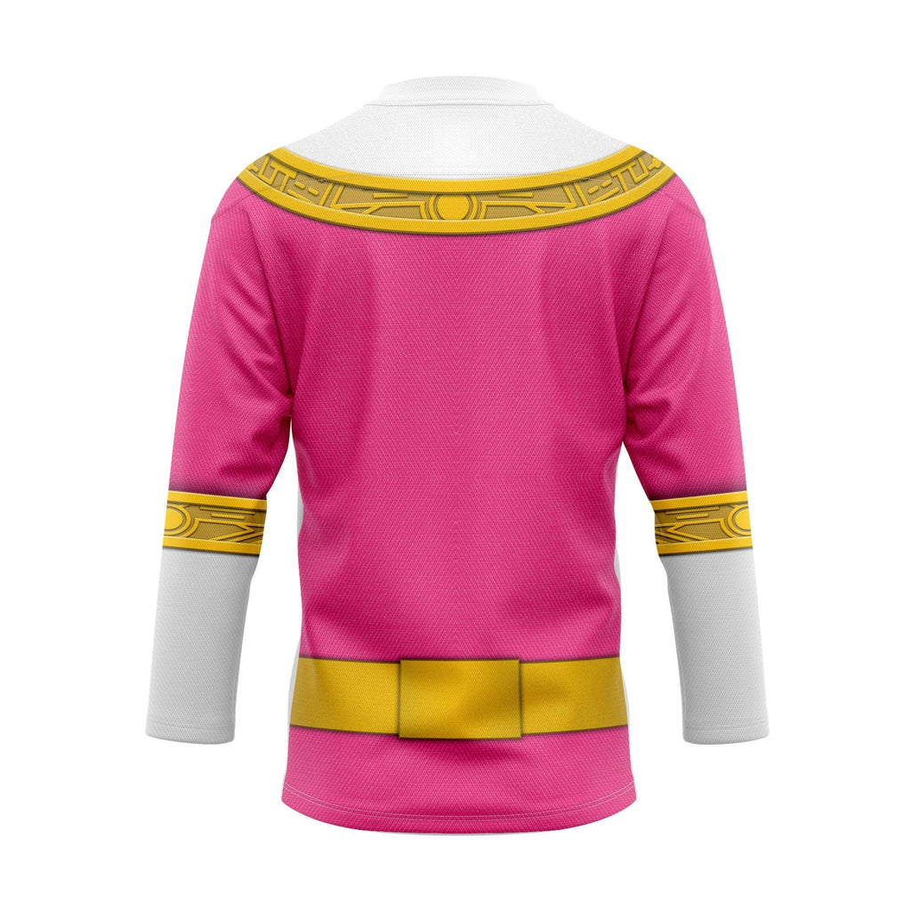 OodieGang Pink Power Rangers Zeo Hockey Jersey - OodieGang.com