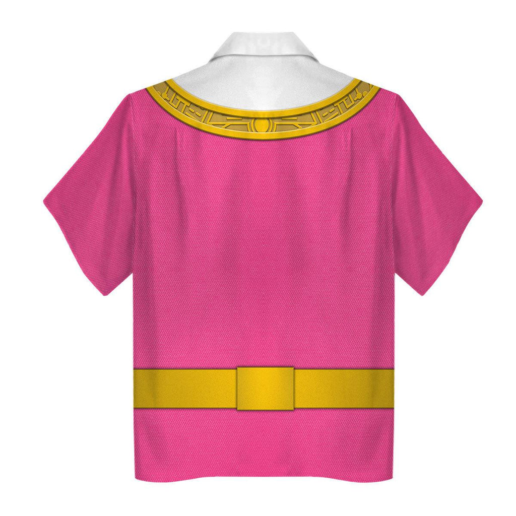 OodieGang Pink Power Rangers Zeo Hoodies Sweatshirt T-shirt Hawaiian Tracksuit - OodieGang.com