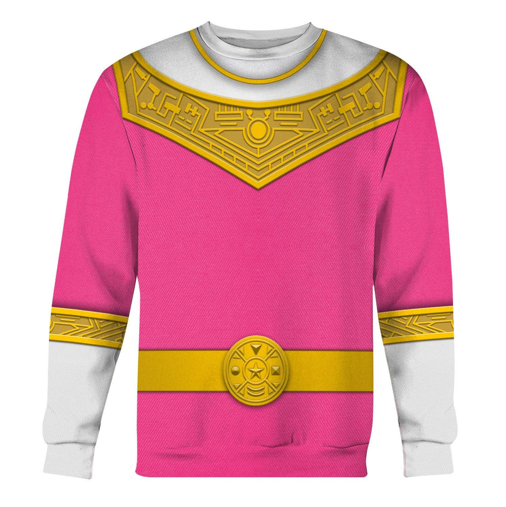 OodieGang Pink Power Rangers Zeo Hoodies Sweatshirt T-shirt Hawaiian Tracksuit - OodieGang.com