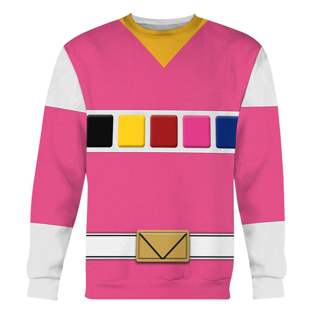 OodieGang Pink Space Ranger Hoodies Sweatshirt T-shirt Hawaiian Tracksuit - OodieGang.com