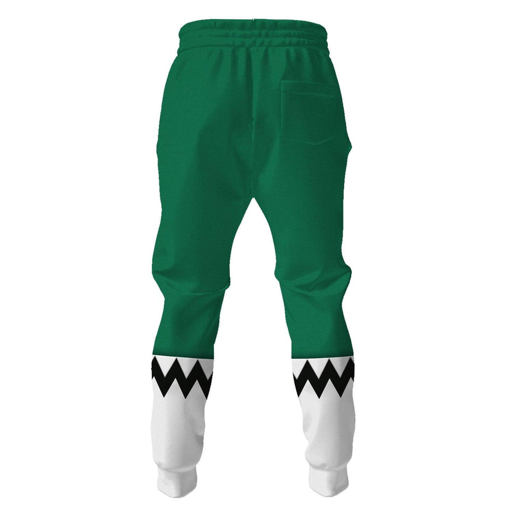 OodieGang Power Rangers Lost Galaxy Green Costume Hoodie Sweatshirt T-Shirt Tracksuit - OodieGang.com