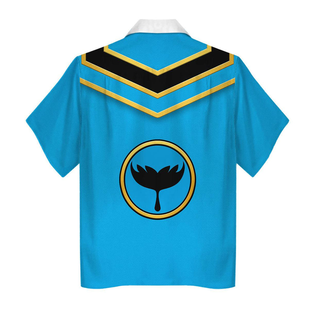 OodieGang Power Rangers Mystic Force (2006) Blue Costume Hoodie Sweatshirt T-Shirt Tracksuit - OodieGang.com