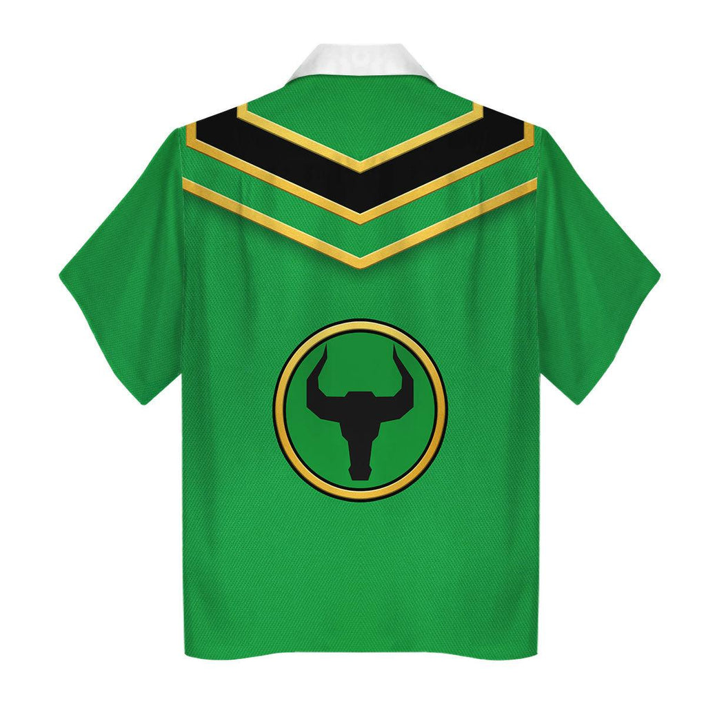 OodieGang Power Rangers Mystic Force (2006) Green Costume Hoodie Sweatshirt T-Shirt Tracksuit - OodieGang.com