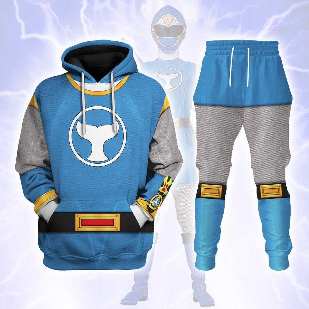 OodieGang Power Rangers Ninja Storm Blue Ranger Hoodies Sweatshirt T-shirt Hawaiian Tracksuit - OodieGang.com