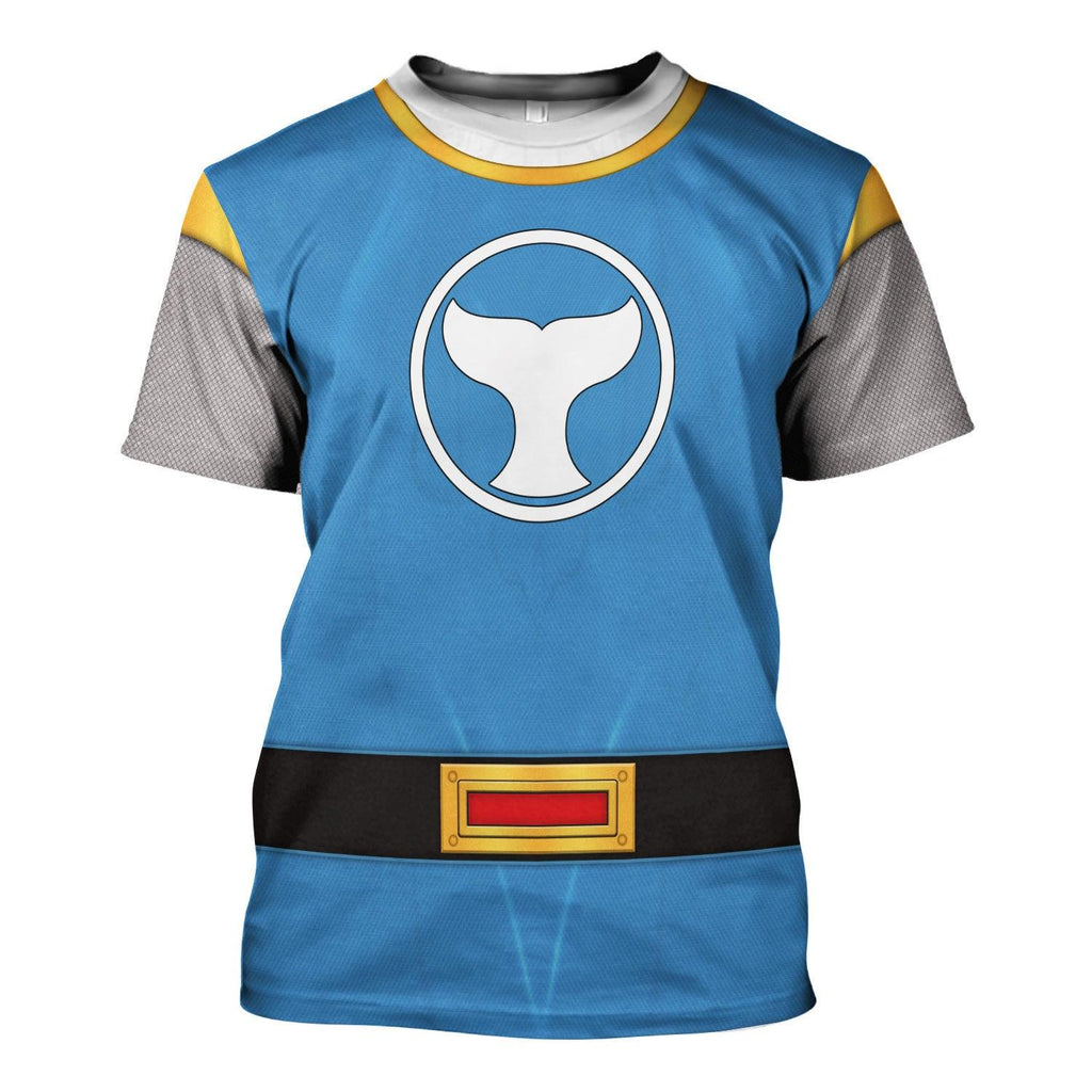 OodieGang Power Rangers Ninja Storm Blue Ranger Hoodies Sweatshirt T-shirt Hawaiian Tracksuit - OodieGang.com