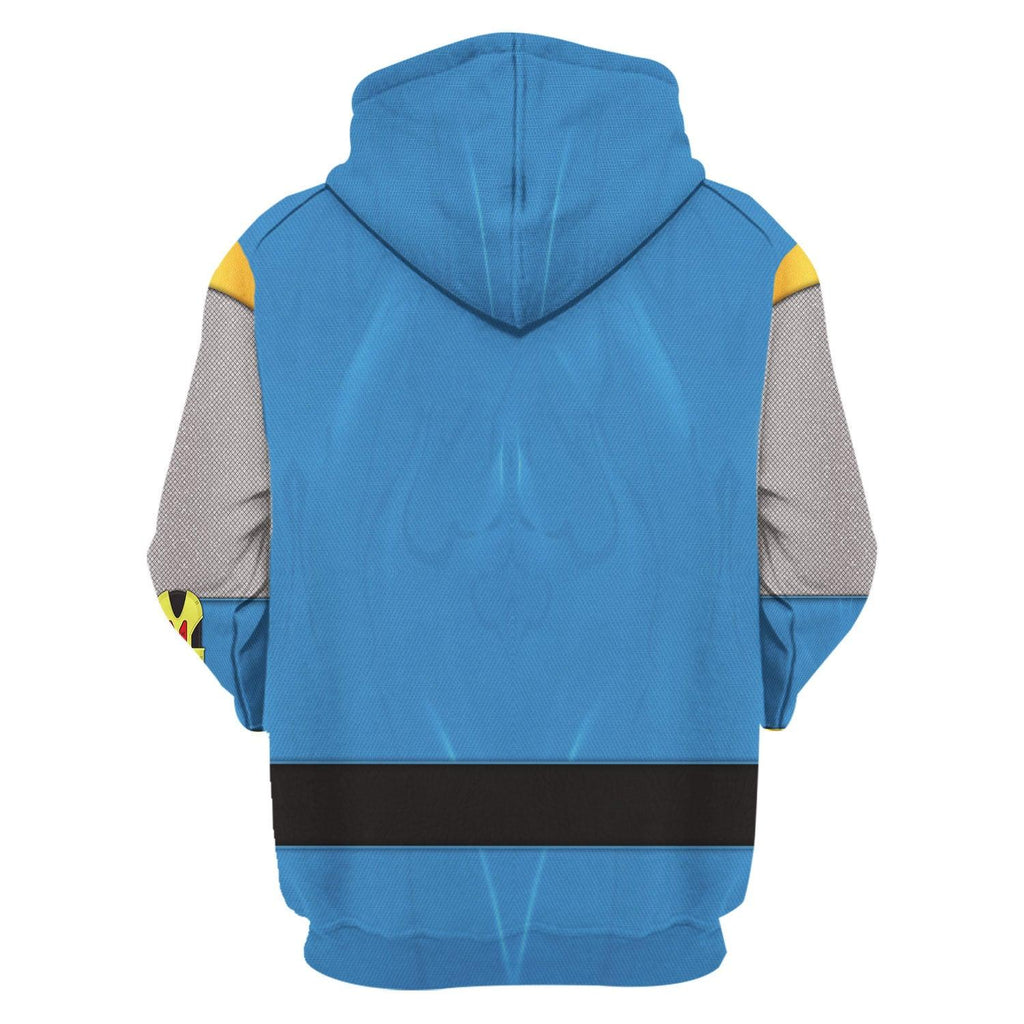 OodieGang Power Rangers Ninja Storm Blue Ranger Hoodies Sweatshirt T-shirt Hawaiian Tracksuit - OodieGang.com