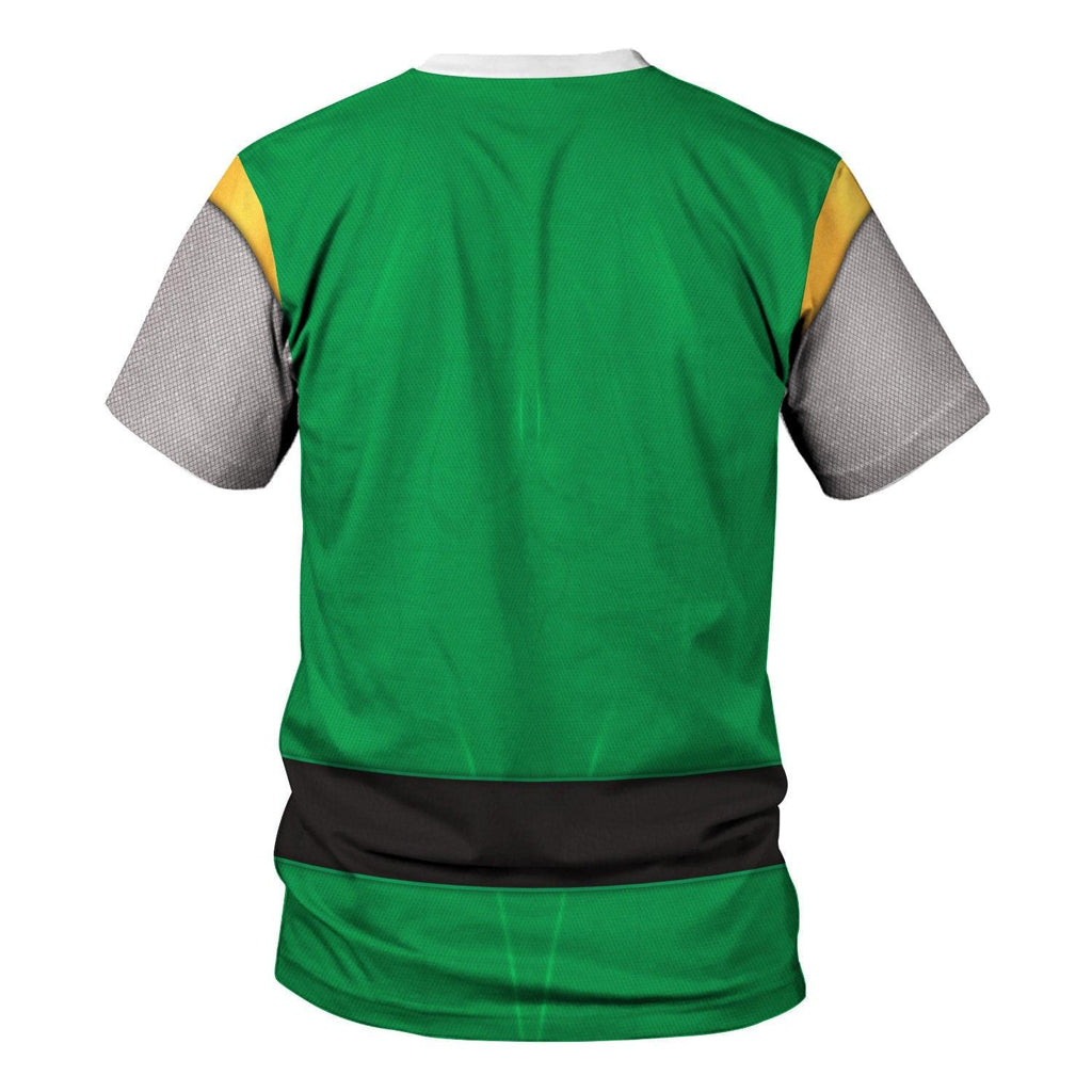 OodieGang Power Rangers Ninja Storm Green Ranger Hoodies Sweatshirt T-shirt Hawaiian Tracksuit - OodieGang.com