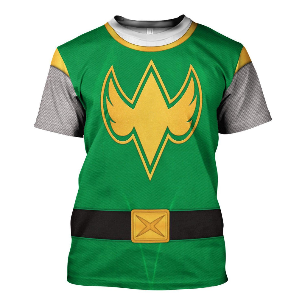 OodieGang Power Rangers Ninja Storm Green Ranger Hoodies Sweatshirt T-shirt Hawaiian Tracksuit - OodieGang.com