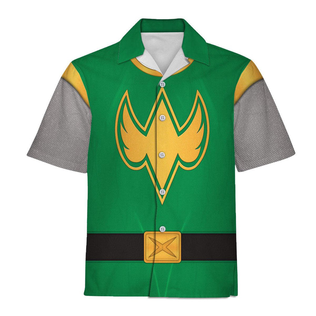 OodieGang Power Rangers Ninja Storm Green Ranger Hoodies Sweatshirt T-shirt Hawaiian Tracksuit - OodieGang.com