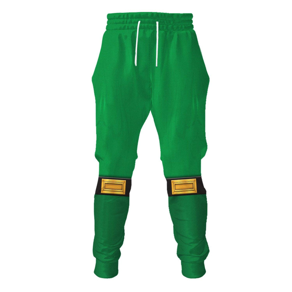 OodieGang Power Rangers Ninja Storm Green Ranger Hoodies Sweatshirt T-shirt Hawaiian Tracksuit - OodieGang.com