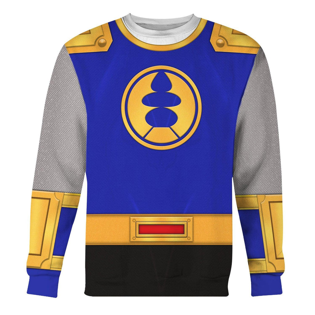 OodieGang Power Rangers Ninja Storm Navy Thunder Ranger Hoodies Sweatshirt T-shirt Hawaiian Tracksuit - OodieGang.com