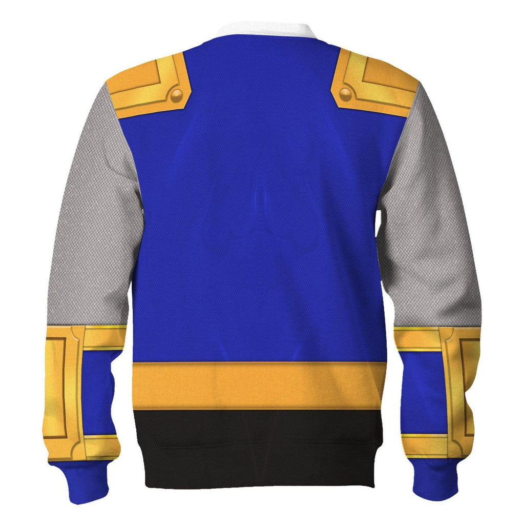 OodieGang Power Rangers Ninja Storm Navy Thunder Ranger Hoodies Sweatshirt T-shirt Hawaiian Tracksuit - OodieGang.com