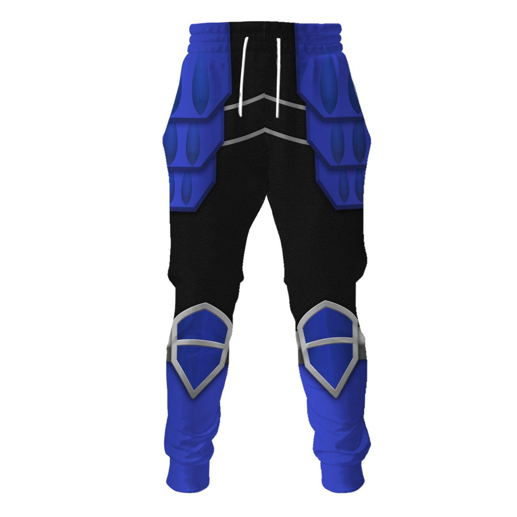 OodieGang Power Rangers Shogun Blue Costume Hoodie Sweatshirt T-Shirt Tracksuit - OodieGang.com