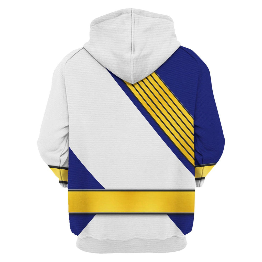 OodieGang Power Rangers Wild Force Silver Costume Hoodie Sweatshirt T-Shirt Tracksuit - OodieGang.com